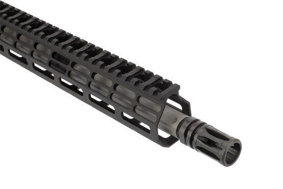 Aero Precision M4E1 Threaded AR15 barreled upper receiver features an A2 flash hider